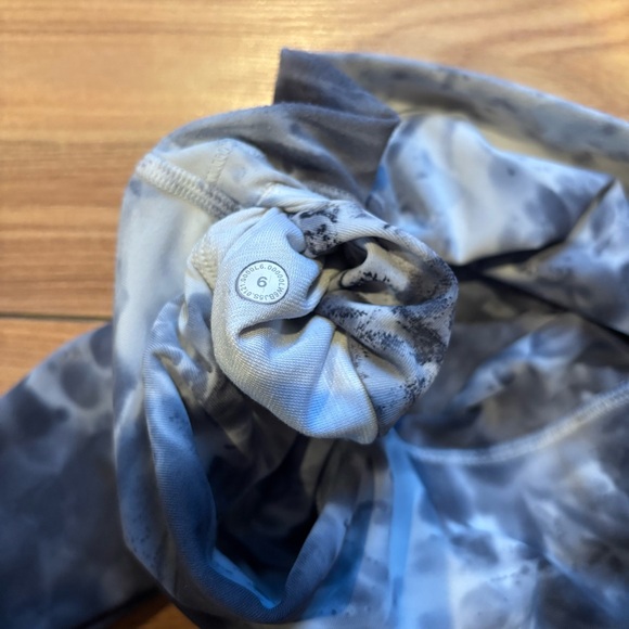 Lululemon Women’s 6 Wunder Under High-Rise Marble Dye Grey Tie Dye Smokey 21” - Picture 8 of 9